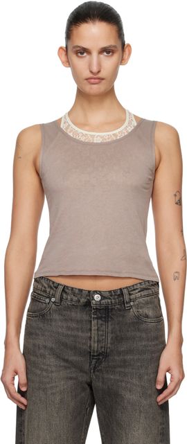 OUR LEGACY OUR LEGACY Purple Swim Tank Top