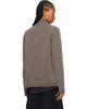 OUR LEGACY OUR LEGACY Taupe Dash Zip Sweater - 3