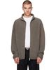 OUR LEGACY OUR LEGACY Taupe Line Zip Sweater - 1