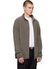 OUR LEGACY OUR LEGACY Taupe Line Zip Sweater - 2