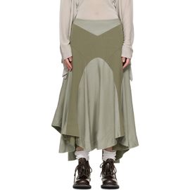OUR LEGACY OUR LEGACY Taupe Petti Midi Skirt