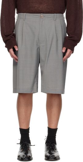 OUR LEGACY OUR LEGACY Taupe Ponte Shorts