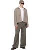 OUR LEGACY OUR LEGACY Taupe Shrunken Full Zip Sweater - 4