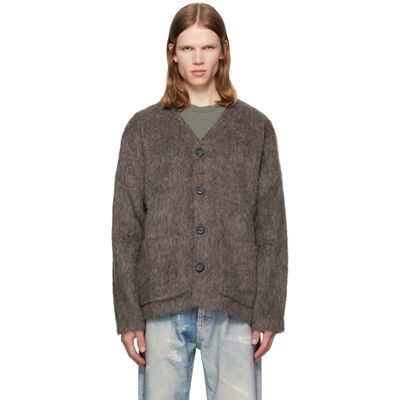 OUR LEGACY OUR LEGACY Taupe Wool Cardigan
