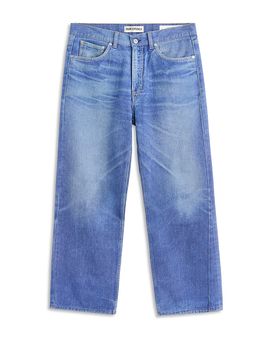Our Legacy Our Legacy Third Cut Relaxed Fit Jeans in Digital Blue Aurora Print