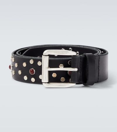 Our Legacy Our Legacy Vortex embellished leather belt