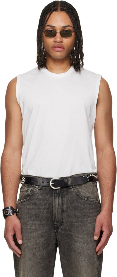 OUR LEGACY OUR LEGACY White Breathe Tank Top