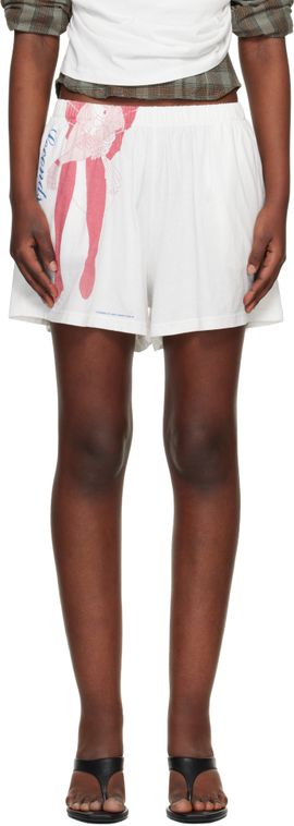 OUR LEGACY OUR LEGACY White Gored Shorts
