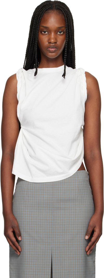 OUR LEGACY OUR LEGACY White Twisted T-shirt
