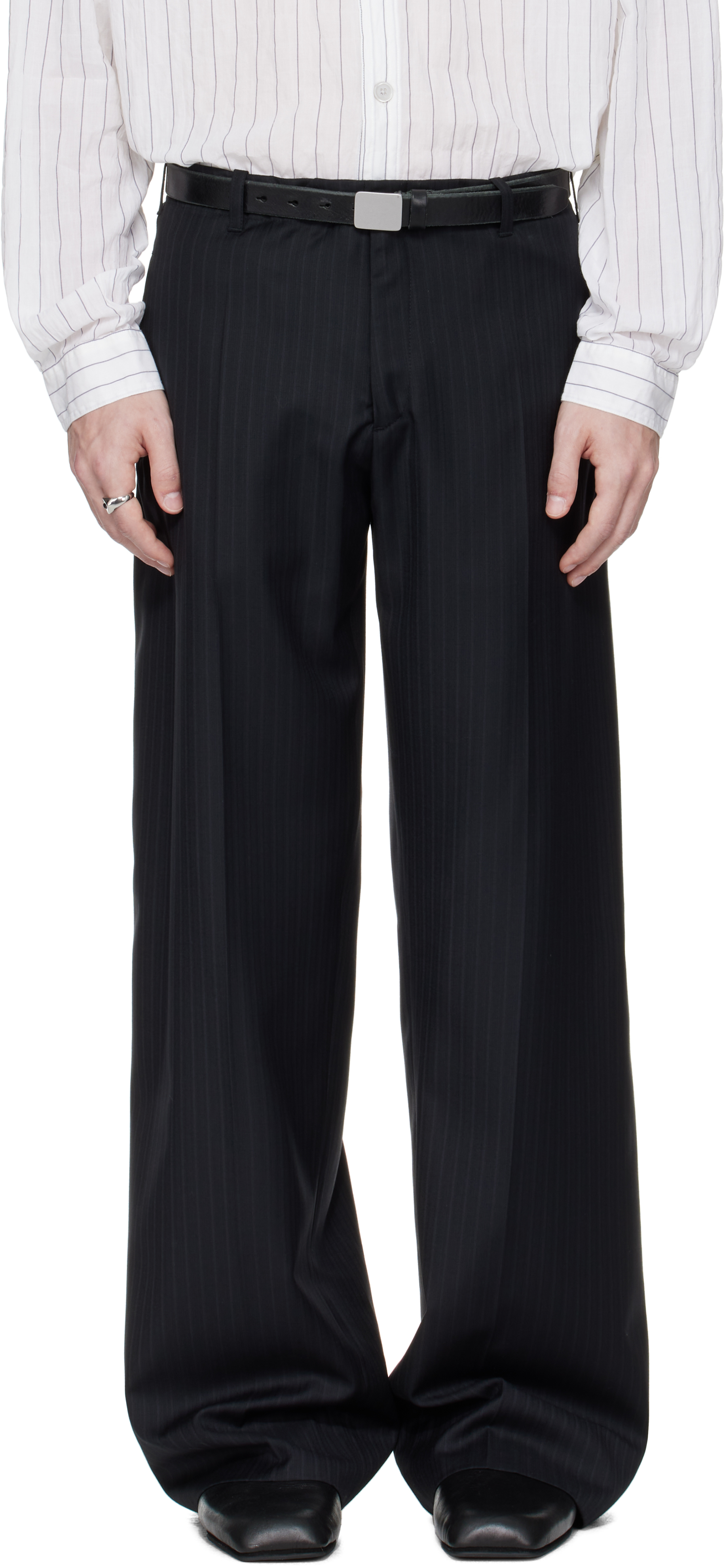 パンツ Our legacy Emporio armani togo trouser OUR LEGACY - WORK SHOP Emporio Armani Black Togo Trousers