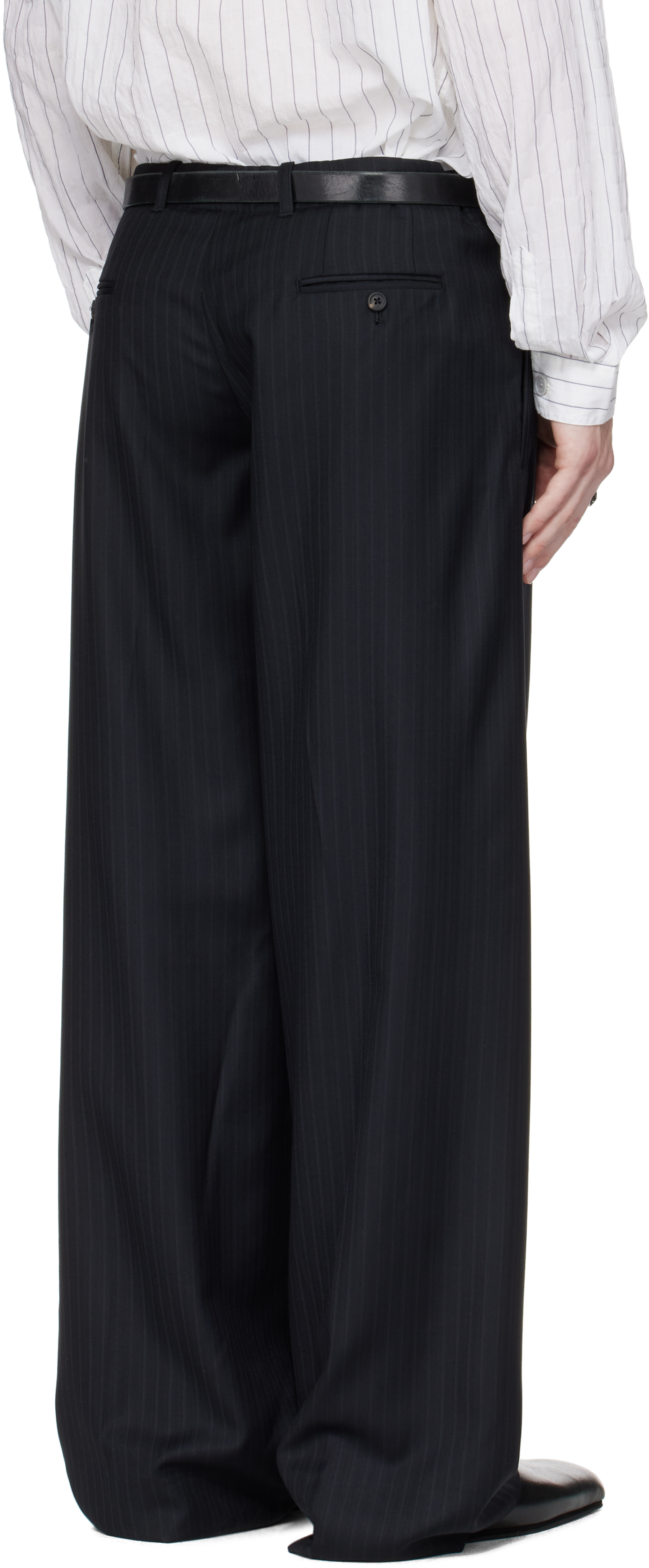 OUR LEGACY - WORK SHOP Emporio Armani Black Togo Trousers