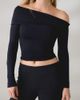 Out From Under Out From Under All Nighter Seamless Foldover Off-The-Shoulder Top in Assorted, Women's at Urban Outfitters - 1
