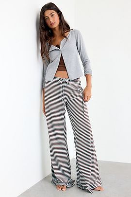 Out From Under Out From Under All Nighter Striped PJ Pants in Blue, Women's at Urban Outfitters