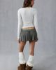 Out From Under Out From Under Angel Kiss Jersey Knit Flutter Shorts Top in Olive, Women's at Urban Outfitters - 4
