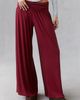 Out From Under Out From Under Angel Kiss Jersey Knit Foldover Wide Leg Pants in Maroon, Women's at Urban Outfitters - 2