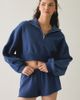 Out From Under Out From Under Around The Way Mini Sweat Shorts in Blue, Women's at Urban Outfitters - 2