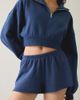 Out From Under Out From Under Around The Way Mini Sweat Shorts in Blue, Women's at Urban Outfitters - 3