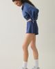 Out From Under Out From Under Around The Way Mini Sweat Shorts in Blue, Women's at Urban Outfitters - 5