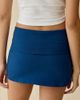 Out From Under Out From Under Bec Foldover Low-Rise Mini Skort in Blue, Women's at Urban Outfitters - 4