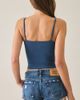 Out From Under Out From Under Bec Game Day Plunging Surplice Cropped Cami in Slate, Women's at Urban Outfitters - 4