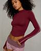 Out From Under Out From Under Bec Mockneck Long Sleeve Tee in Black, Women's at Urban Outfitters - 2