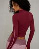 Out From Under Out From Under Bec Mockneck Long Sleeve Tee in Black, Women's at Urban Outfitters - 4