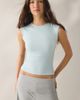 Out From Under Out From Under Bec Muscle Baby Tee in Light Blue, Women's at Urban Outfitters - 1