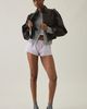 Out From Under Out From Under Checked Out Lace Trim Cotton Boxer Micro Shorts in Pink Check, Women's at Urban Outfitters - 2