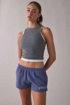 Out From Under Out From Under City Goals Beach Bum Micro Sweat Shorts in Black, Women's at Urban Outfitters
