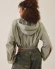 Out From Under Out From Under Cloud 9 Cinched Zip-Up Nylon Jacket in Stone, Women's at Urban Outfitters - 5