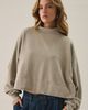 Out From Under Out From Under Cloud Cover Mockneck Pullover Top in Grey, Women's at Urban Outfitters - 4