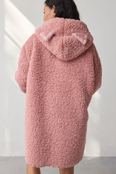 Out From Under Cloud Nine Reversible Fleece Hooded Teddy Jacket