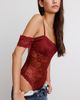 Out From Under Out From Under Countess Open-Back Sheer Lace Bodysuit in Black, Women's at Urban Outfitters - 1