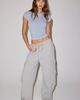 Out From Under Out From Under Day To Day Baggy Cargo Sweatpants in Light Grey, Women's at Urban Outfitters - 3
