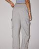 Out From Under Out From Under Day To Day Baggy Cargo Sweatpants in Light Grey, Women's at Urban Outfitters - 4