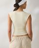 Out From Under Out From Under Diana Plunging Lace Trim Cap Sleeve Top in Yellow, Women's at Urban Outfitters - 3