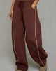 Out From Under Out From Under Essential Barrel Leg 2.0 Sweatpants in Snakeskin, Women's at Urban Outfitters - 2