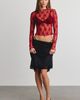 Out From Under Out From Under Firecracker Sheer Lace Mockneck Long Sleeve Top in Black, Women's at Urban Outfitters - 2