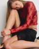 Out From Under Out From Under Firecracker Sheer Lace Mockneck Long Sleeve Top in Black, Women's at Urban Outfitters - 4