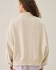 Out From Under Out From Under In A Snap Fleece Mockneck Pullover Top in Cream, Women's at Urban Outfitters - 4