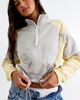 Out From Under Out From Under Josephine Colorblock Windbreaker Quarter-Zip Pullover Jacket in Yellow, Women's at Urban Outfitters - 1