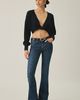Out From Under Out From Under Julia Twist Plunging V-Neck Cropped Sweater in Grey, Women's at Urban Outfitters - 5