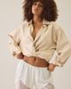 Out From Under Out From Under Keepsake Satin Lace Trim Mini Shorts in Cream, Women's at Urban Outfitters - 1