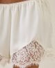 Out From Under Out From Under Keepsake Satin Lace Trim Mini Shorts in Cream, Women's at Urban Outfitters - 4