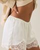 Out From Under Out From Under Keepsake Satin Lace Trim Mini Shorts in Cream, Women's at Urban Outfitters - 5