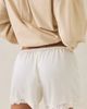 Out From Under Out From Under Keepsake Satin Lace Trim Mini Shorts in Cream, Women's at Urban Outfitters - 6