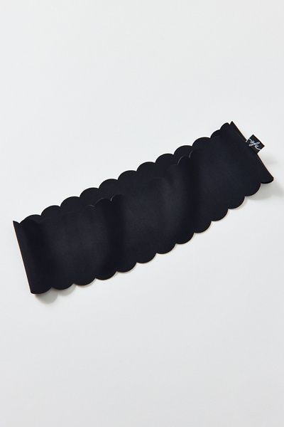 Out From Under Out From Under Kit Scalloped Soft Headband in Black, Women's at Urban Outfitters