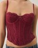 Out From Under Out From Under Modern Romance Lace Trim Corset in Black, Women's at Urban Outfitters - 3