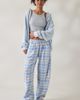 Out From Under Out From Under Night In Plaid Flannel PJ Pants in Light Blue, Women's at Urban Outfitters - 4