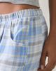 Out From Under Out From Under Night In Plaid Flannel PJ Pants in Light Blue, Women's at Urban Outfitters - 6